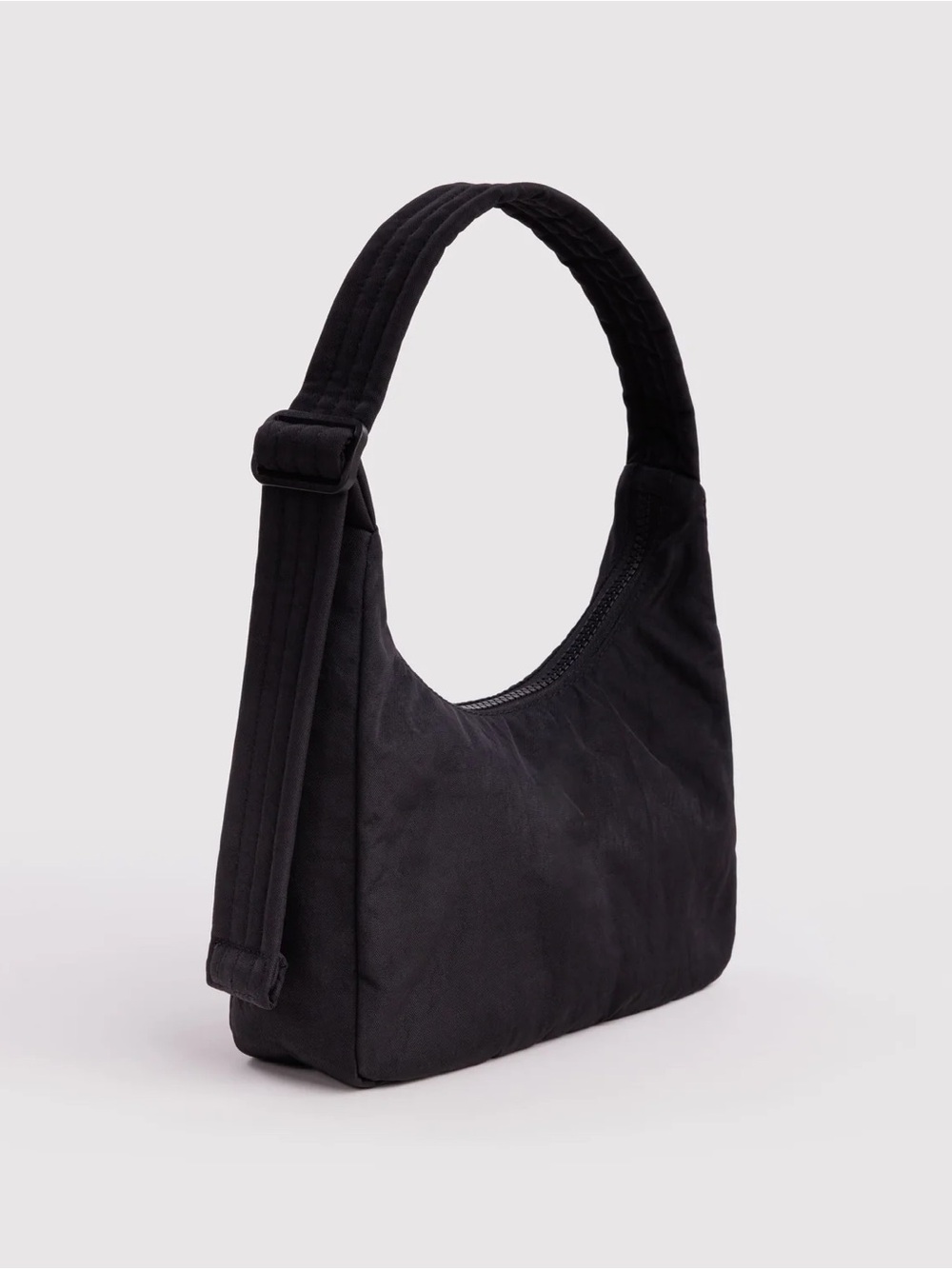Baggu Black Mini Nylon Shoulder Bag - Picture 2 of 3